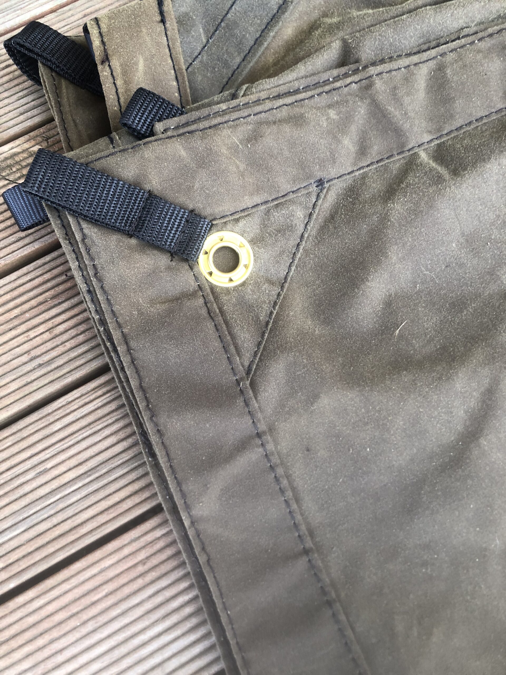 Remote Projects Oilskin Tarp modifications Serat Bushcraft